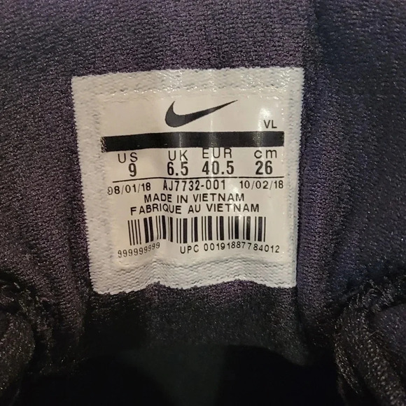 Nike Alpha Huarache Elite 2 Low Softball Metal Cleats #AJ7732-001 - Picture 5 of 11